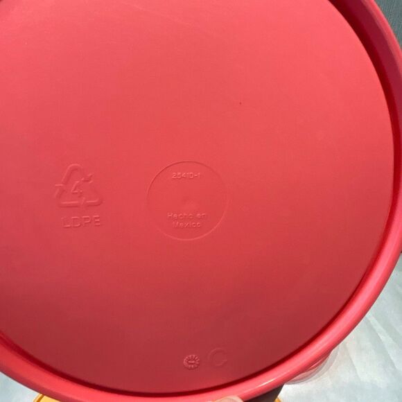 Tupperware Containers Bowls Lids Snack 500mL 6403B-3 2541D-3 Pink Orange SET 5 - Picture 4 of 6